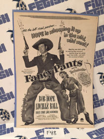 Fancy Pants (1950) Original Full-Page Magazine Advertisement, Bob Hope, Lucille Ball [F48]