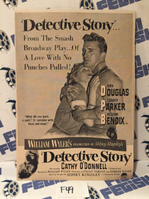 Detective Story (1951) Original Full-Page Magazine Advertisement, Kirk Douglas, Eleanor Parker [F49]
