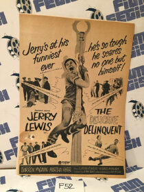 The Delicate Delinquent (1957) Original Full-Page Magazine Advertisement, Jerry Lewis, Darren McGavin [F52]