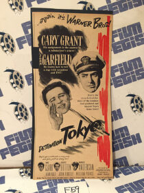 Destination Tokyo (1943) Original Full-Page Magazine Advertisement, Cary Grant, John Garfield [F59]