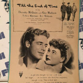 Till the End of Time (1946) Original Full-Page Magazine Advertisement, Robert Mitchum, Dorothy McGuire [F66]