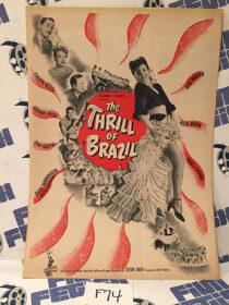 The Thrill of Brazil (1946) Original Full-Page Magazine Advertisement, Evelyn Keyes, Keenan Wynn [F74]