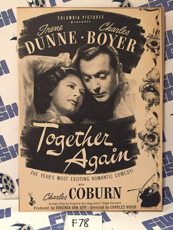 Together Again (1944) Original Full-Page Magazine Advertisement, Charles Vidor, Irene Dunne [F78]