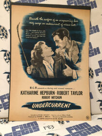 Undercurrent (1946) Original Full-Page Magazine Advertisement, Katharine Hepburn, Robert Mitchum [F83]