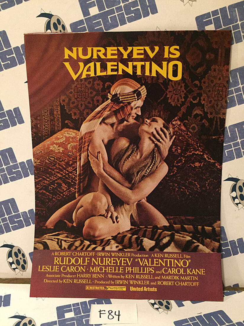 Valentino (1977) Original Full-Page Magazine Advertisement, Rudolf Nureyev, Leslie Caron [F84]