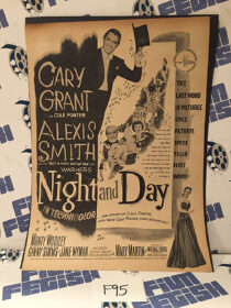 Night and Day (1946) Original Full-Page Magazine Advertisement, Cary Grant, Alexis Smith [F95]
