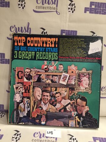 Top Country! 3X LP Box Set SH-3302  Showcase Records Vinyl LP Record L08