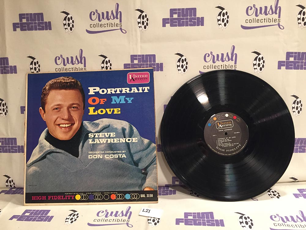 Steve Lawrence – Portrait Of My Love (1961) United Artists UAL 3150 Vinyl LP Record L21