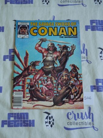 The Savage Sword of Conan the Barbarian Marvel Comic Book, Ernie Chan Cover (Dec 1985, Vol 1, No 119) [S06]