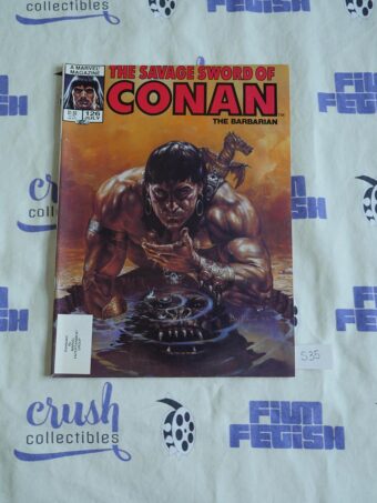 The Savage Sword of Conan The Barbarian (July 1986, No 126) Marvel Comic Book Magazine [S35]