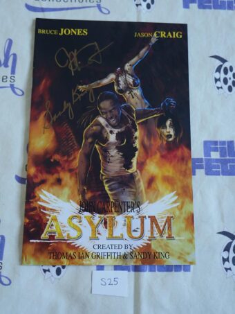 John Carpenter and Sandy King HAND SIGNED Asylum Comic Book Preview Issue [S25]