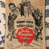 On The Riviera (1951) Original Full-Page Magazine Advertisement, Danny Kaye [G01]