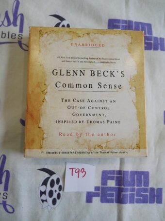 Glenn Beck’s Common Sense: The Case Against an Out-of-Control Government Inspired by Thomas Paine Audio CD Unabridged (2009) [T93]