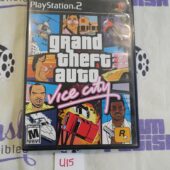 Grand Theft Auto Vice City (PS2 Playstation 2) with Map + Manual [U15]