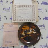 Vintage Norman Rockwell Plate Father’s Help Number 10462Q with Certificate of Authenticity [U40]