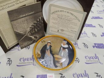 Vintage Norman Rockwell Colonial Series Plate Words of Comfort Number 715A with Certificate of Authenticity [U62]