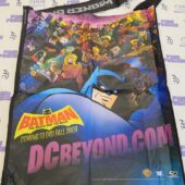 Batman: The Brave and the Bold & Superman/Batman Public Enemies Animated TV Series Promotional Giveaway 2009 San Diego Comic Con 24×29 inch Swag Tote Bag [U73]