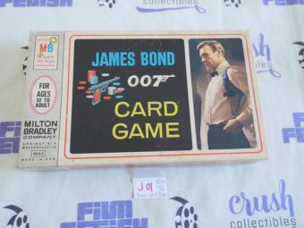 Sean Connery James Bond 007 Card Game with Box Milton Bradley (1966) [J01]