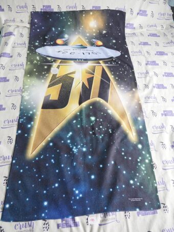 Star Trek The Original Series Spaceship Enterprise Logo 27×51 Licensed Beach Towel [J88]