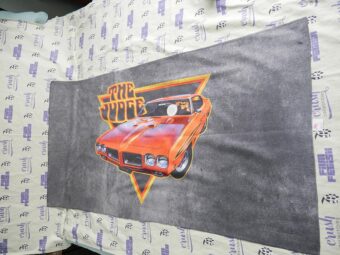 Pontiac GTO Judge Classic Muscle Car 27×51 Licensed Beach Towel [J90]