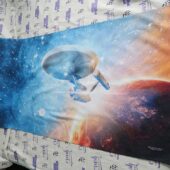 Star Trek The Original Series Spaceship Enterprise 27×51 Licensed Beach Towel [J94]