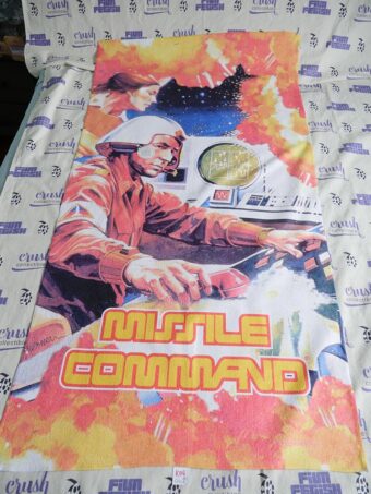 Atari Missile Command Retro Video Game 27×51 Licensed Beach Towel [K04]