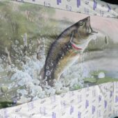 Sports Fisherman Sam Timm Wild Animals Art Work Painting 27×51 Licensed Beach Towel [K19]
