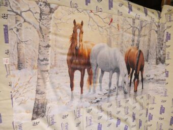 Group of Wild Horses Persis Clayton Weirs Art Work 27×51 Licensed Beach Towel [K26]