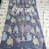 Star Trek The Original Series Character Pattern 27×51 Licensed Beach Towel [K38]