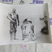 Star Wars: Episode IV – A New Hope Original C-3PO (Anthony Daniels) and R2-D2 (Kenny Baker) Publicity Photo