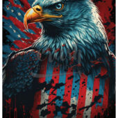 The Museum of Fantasy Art Print Series: American Patriot Flag Poster Art Print [DP-230109-10]