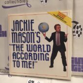 Jackie Mason’s “the World According to Me!” Hardcover + Vinyl Record (1987)