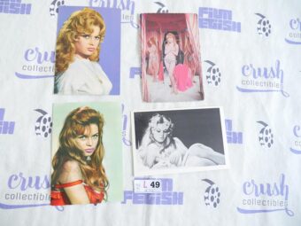 Brigitte Bardot Set of 4 Vintage Original Photo Postcards [L49]