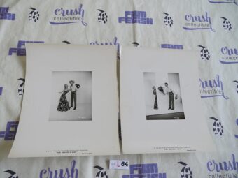 For Heaven’s Sake (1950) Set of 2 Press Publicity Photos Clifton Webb, Joan Blondell [L64]