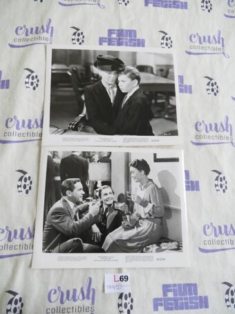 Set of 2 The Blue Veil (1951) Movie Press Publicity Photos, Jane Wyman, Charles Laughton [L69]