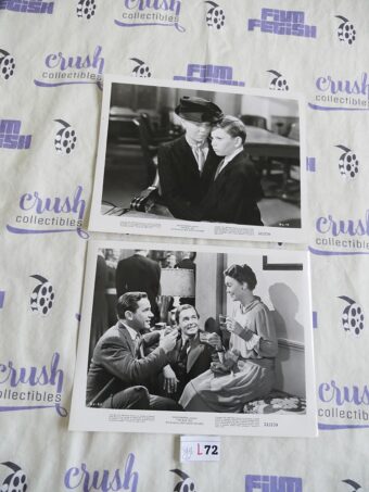 Set of 2 The Blue Veil (1951) Movie Press Publicity Photos, Jane Wyman, Charles Laughton [L72]