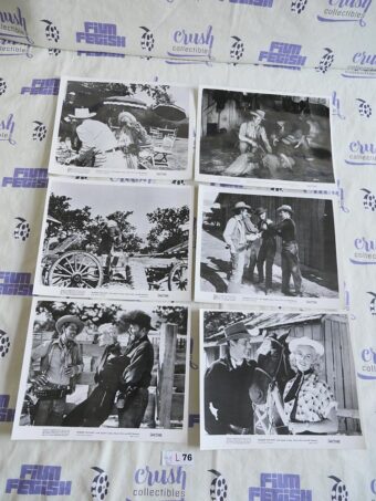Set of 6 Border Outlaws (1950) Classic Western Movie Press Publicity Photos, Spade Cooley [L76]