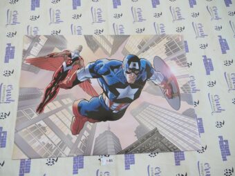 Marvel Comics Captain America Superhero Character 20×28 in Licensed Art Print N01