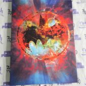 Fiery Batman Superhero 16×22 inch Canvas Art Print [N49]