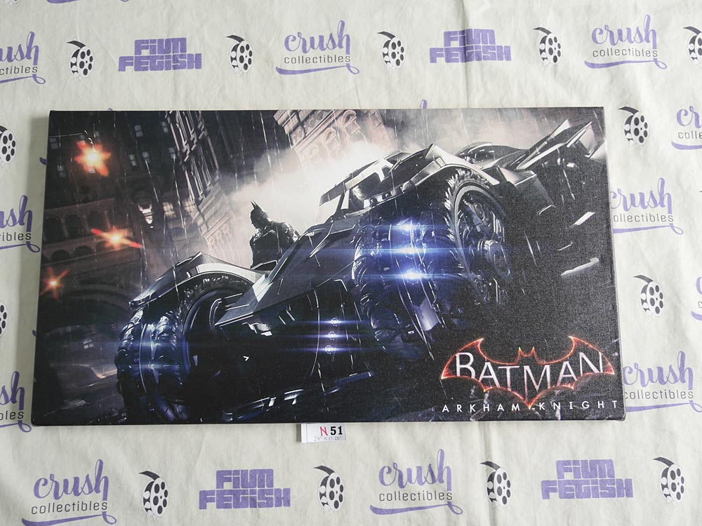Batman: Arkham Knight Batmobile 13×24 inch Canvas Art Print [N51]