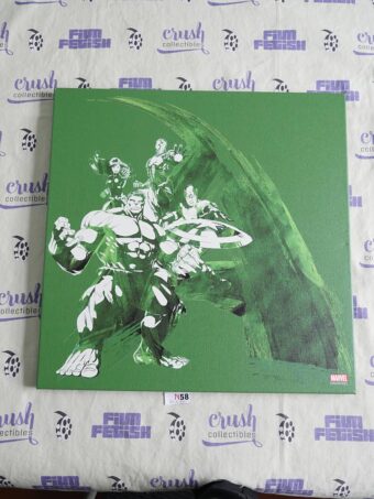 Marvel Comics The Avengers Hulk, Captain America 20×20 inch Canvas Art Print [N58]