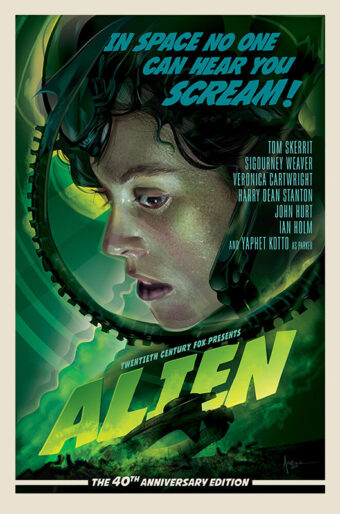 Ridley Scott’s Alien 40th Anniversary Limited Edition Movie Poster Art Print