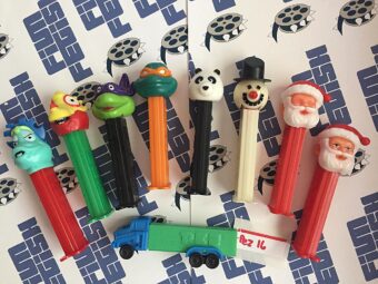 Mixed Lot of 9 Collectible PEZ Candy Dispensers, TMNT, Santa Clause, Nemo, Panda, Truck, More [PEZ16]