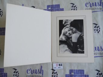 Marlene Dietrich Original 4.25 x 6 inch Postcard Photo Mounted on Mat [P82]