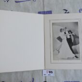 Fred Astaire and Ginger Rogers Original 4.25 x 6 inch Postcard Photo Mounted on Mat [P85]