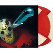 Friday the 13th Part IV: The Final Chapter Original Motion Picture Soundtrack Score by Harry Manfredini 2-LP “Hockey Mask” Bone & Blood Red Vinyl Edition