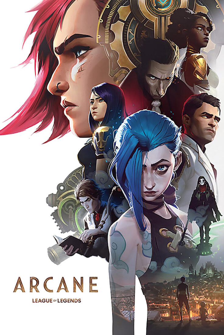 Arcane: League of Legends Television 24×36 inch Poster