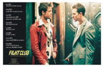 Fight Club Rules of Fight Club 36×24 inch Brad Pitt and Ed Norton Movie Poster