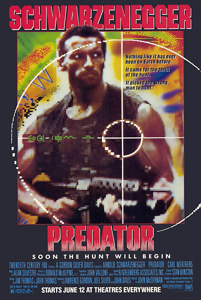 Predator 24×36 inch Movie Poster (Arnold Schwarzenegger)