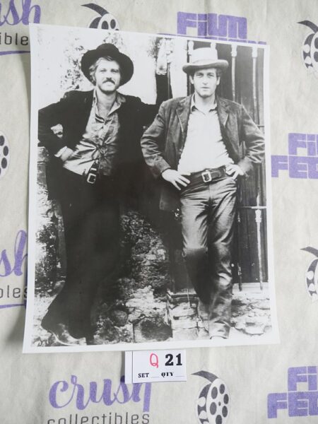 Robert Redford and Paul Newman in George Roy Hill’s Butch Cassidy and the Sundance Kid Original Press Photo [Q21]